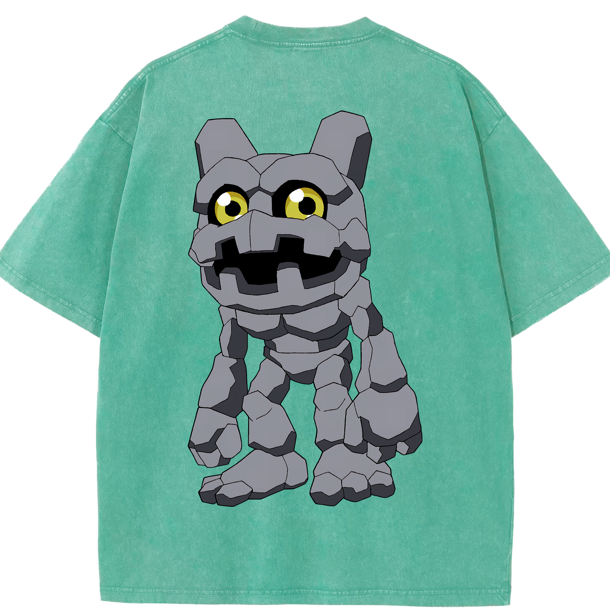 （画像用） Digimon デジタルモンスター/デジモン 綿100% ヴィンテージ風 半袖Tシャツ（背面プリント）